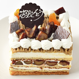 和栗のモンブランのサムネイル画像